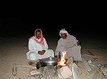 Once we went out into the dessert. The beduins prepared for us a traditional meal on the fire. 